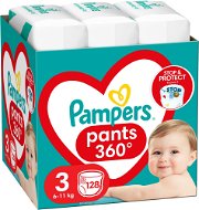 Nappies PAMPERS Pants Midi size 3 (128 pcs) - Mega Box - Plenkové kalhotky