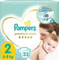Jednorazové plienky PAMPERS Premium Care Mini veľkosť 2 (23 ks) - Jednorázové pleny