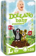 DOLLANO Baby Standard L 58 ks - Detské plienky
