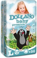 DOLLANO Baby Premium L 56 ks - Detské plienky