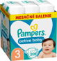 PAMPERS Active Baby veľkosť 3 Midi (208 ks) – mesačné balenie - Jednorazové plienky