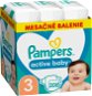 Jednorazové plienky PAMPERS Active Baby veľkosť 3 Midi (208 ks) – mesačné balenie - Jednorázové pleny