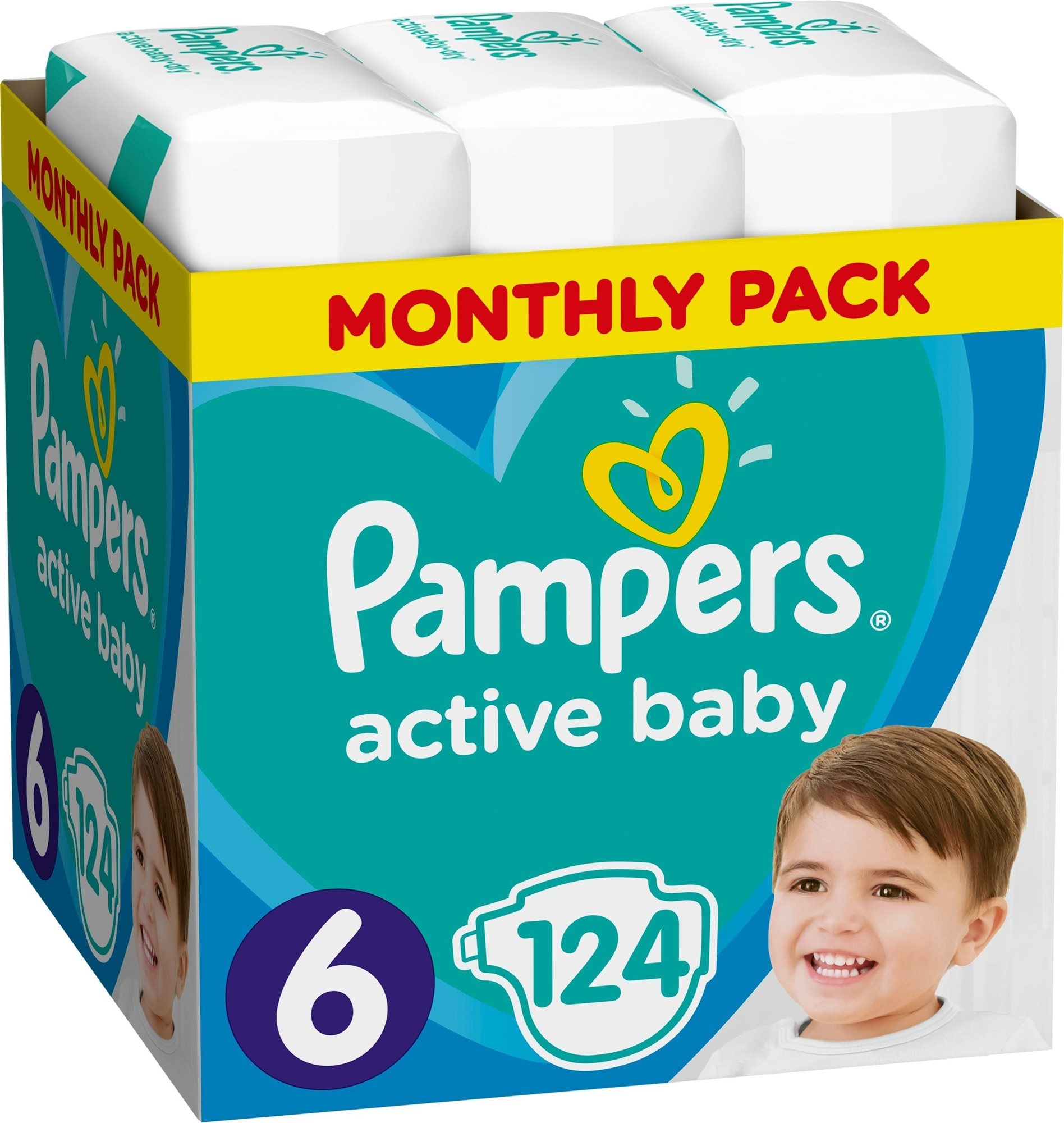 Pampers active baby 6 best sale extra large