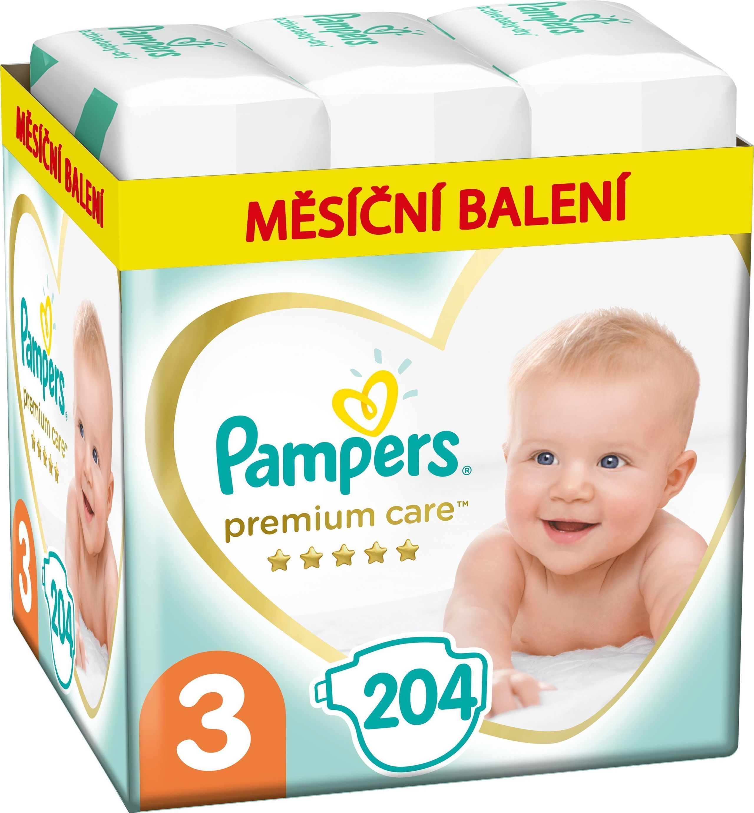 Pampers premium care deals 3 monthly pack