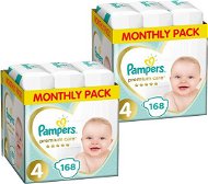 PAMPERS Premium Care size 4 Maxi (336 pcs) - 2 months pack - Disposable Nappies