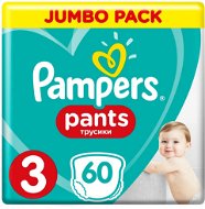 PAMPERS Pants Midi vel. 3 (60 ks) - Jumbo Pack - Plienkové nohavičky