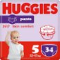 Nappies HUGGIES Pants Jumbo - 5 (34 pcs) - Plenkové kalhotky