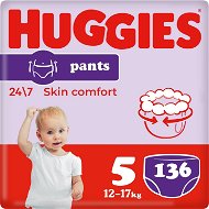 HUGGIES Pants Jumbo veľkosť 5 (136 ks) - Plienkové nohavičky