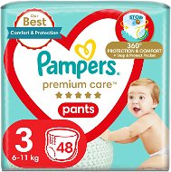 Plienkové nohavičky PAMPERS Pants Premium Care Midi veľ. 3 (48 ks) - Plenkové kalhotky