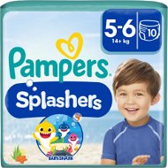 Swim Nappies PAMPERS Splasher size 5/6 (14+ kg) 10 pcs - Plenkové plavky