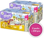 BELLA Baby Happy Maxi Plus Box veľ. 4+ (2× 124 ks) - Jednorazové plienky