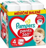 Nappies PAMPERS Pants size 4 (176 pcs) - Plenkové kalhotky
