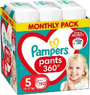 Plienkové nohavičky PAMPERS Pants veľ. 5 (152 ks) – mesačná zásoba - Plenkové kalhotky