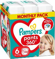 Plienkové nohavičky PAMPERS Pants vel. 6 (132 ks) - měsíční zásoba - Plenkové kalhotky