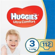 HUGGIES Ultra Comfort Jumbo Size 3 (2× 56 Pcs) - Baby Nappies