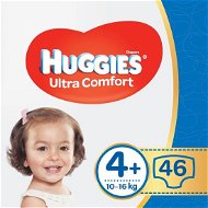 HUGGIES Ultra Comfort Jumbo veľkosť 4+ (46 ks) - Detské plienky