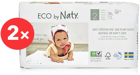 NATY Mini size 2 (2×33 pcs) - Disposable Nappies - Main image