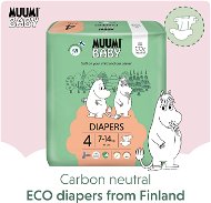 MUUMI BABY Maxi size 4 - Monthly Pack EKO Nappies (138 pcs) - Eco-Friendly Nappies