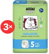 MUUMI BABY Walkers  Maxi + 5-ös méret - havi EKO bugyipelenka csomag (120 db) - Öko bugyipelenka