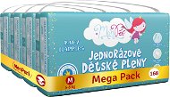 MonPeri Klasik Mega Pack veľkosť M (168 ks) - Jednorazové plienky