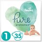 PAMPERS Pure Protection veľkosť 1 (35 ks) - Jednorazové plienky
