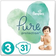PAMPERS Pure Protection veľ. 3 (31 ks) - Detské plienky