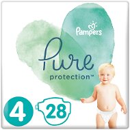 PAMPERS Pure Protection veľ. 4 (28 ks) - Detské plienky