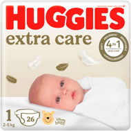 Einweg-Windeln HUGGIES Extra Care Windeln - Größe 1 (26 Stück) - Jednorázové pleny