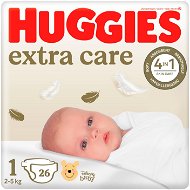 HUGGIES Extra Care veľkosť 1 (26 ks) - Jednorazové plienky
