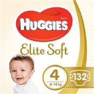 HUGGIES Elite Soft veľ. 4 (132 ks) - Detské plienky