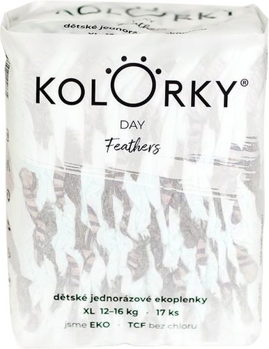 KOLORKY DAY Peří vel. XL (17 ks) - Jednorázové pleny - Hlavní obrázek