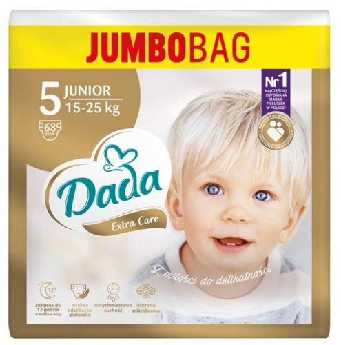 DADA Extra Care JUNIOR vel. 5, 68 ks - Jednorázové pleny - Hlavní obrázek