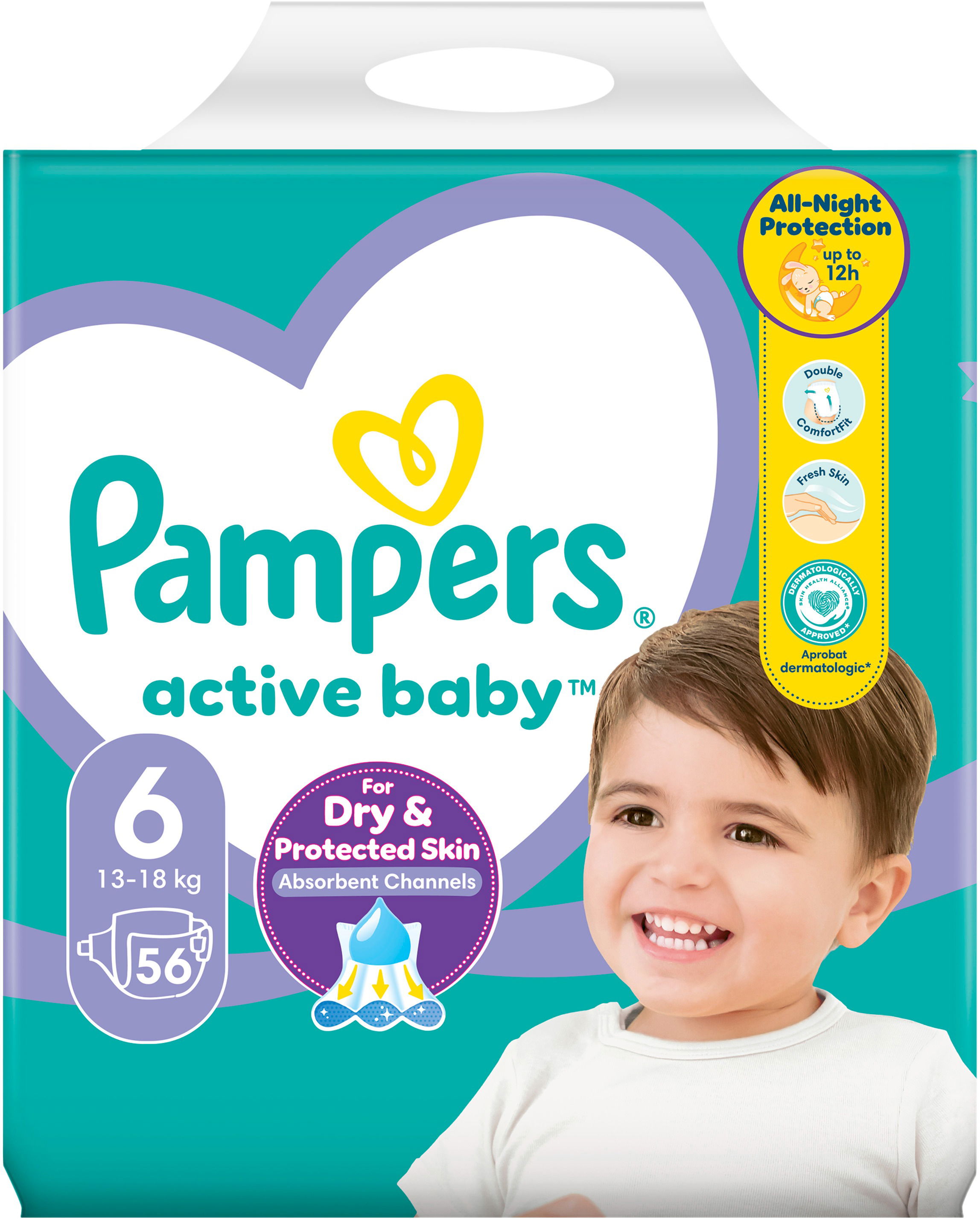 Pampers active sale baby 6