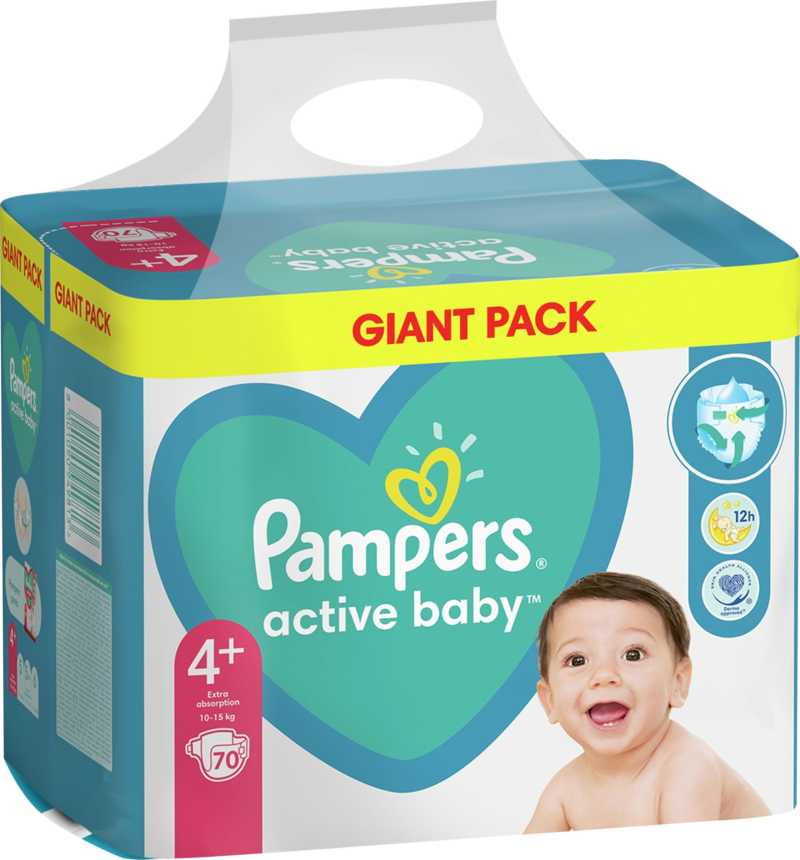 Pampers active best sale baby 4