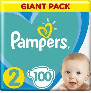 PAMPERS Active Baby Size 2 (100 Pcs) 4-8kg - Baby Nappies