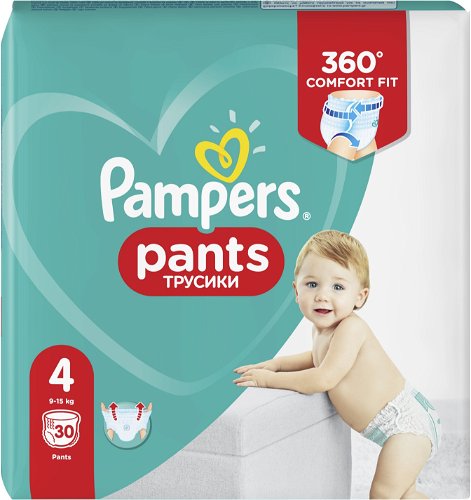 Pampers Harmonie Diaper pants size 4 (9kg-15kg) - 24 pcs 