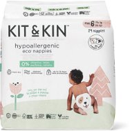 Kit & Kin Eko Naturally Dry Nappies Size 6 (24 Pcs) - Eco-Friendly Nappies