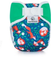 Bamboolik Duo Panties - INVERSE Foxes + forest green - Nappies