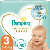 PAMPERS Premium Care, 3-as méret (40 db) - Eldobható pelenka