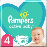 PAMPERS Active Baby Size 4 (49 Pcs) - Baby Nappies