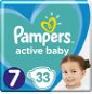 PAMPERS Active Baby veľ. 7 (33 ks) - Detské plienky