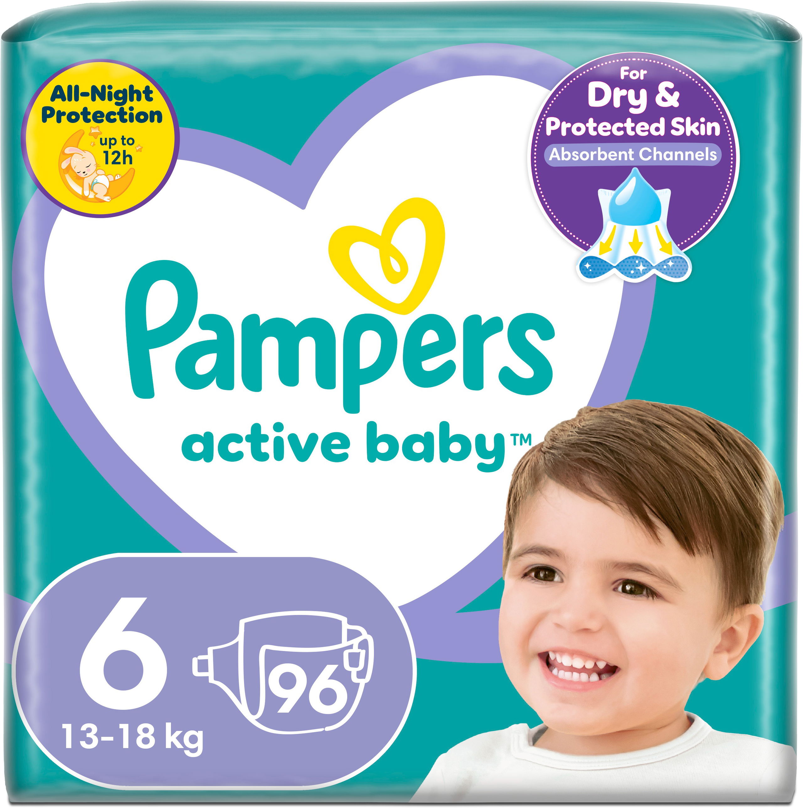 Pampers active baby sales 6