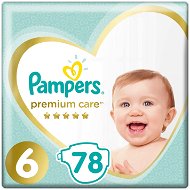 PAMPERS Premium Care Size 6 (78 Pcs) - Baby Nappies