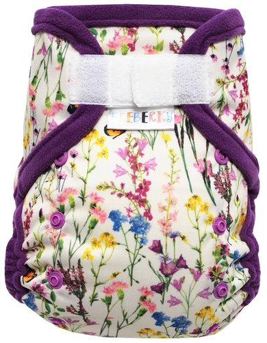 BREBERKY cloth diapers without wings - Blooming meadow SZ - Nappies - Main image
