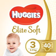 HUGGIES Elite Soft vel. 3 (40 ks) - Jednorazové plienky