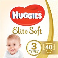 HUGGIES Elite Soft 3-as méret (40 db) - Eldobható pelenka