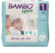 BAMBO NATURE 1 2-4 kg, 22 pcs - Disposable Nappies