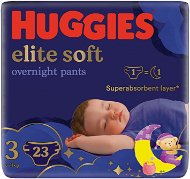 Nappies HUGGIES Elite Soft Pants overnight Pants size 3 (23 pcs) - Plenkové kalhotky