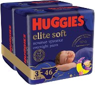 HUGGIES Elite Soft Pants cez noc Pants veľ. 3 (2× 23 ks) - Plienkové nohavičky
