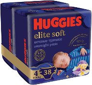 HUGGIES Elite Soft Pants cez noc Pants veľ. 4 (2× 19 ks) - Plienkové nohavičky
